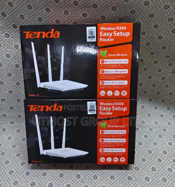 Tenda F3 Router Plug Play High Performance Home Network - main view