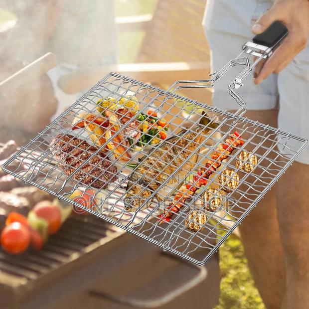 BBQ Grill Mesh Net Trud Basket Outdoor Roasting