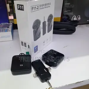 F11-2 Wireless Mic With Dual Tx Universal Receiver