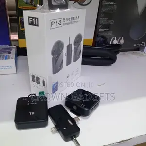 F11-2 Wireless Mic With Dual Tx Universal Receiver