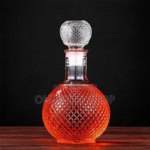 Gold Round Wine Decanter