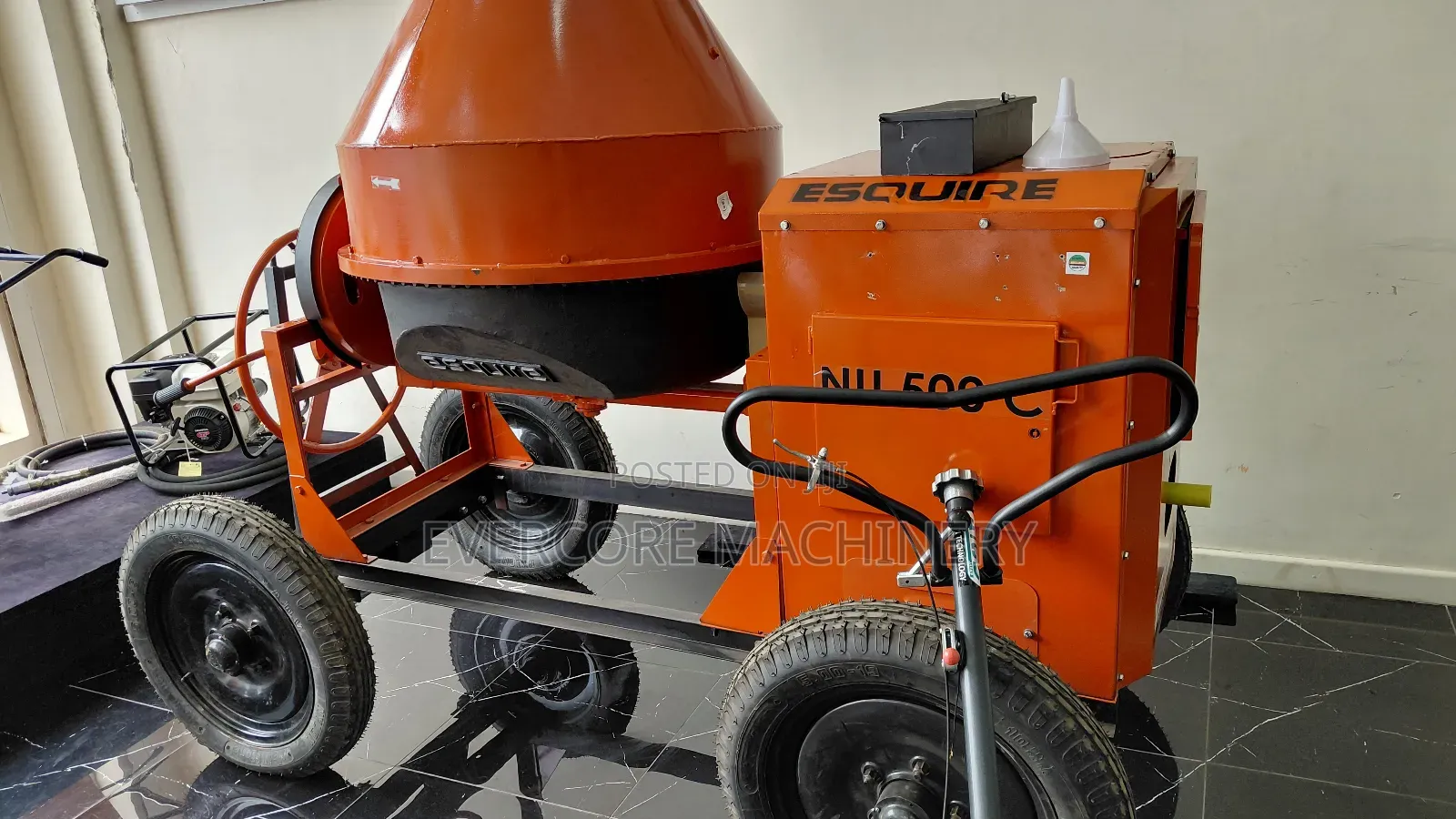Esquire 500litres Diesel Concrete Mixer With Kirloskar Engine.