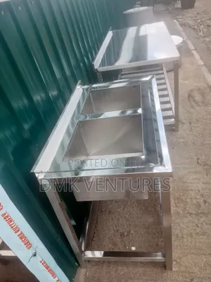 Alpha Stainless Steel Double Washing Sink