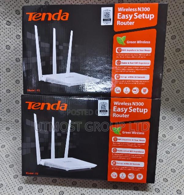 Tenda F3 Wireless Router 3 Antenna Powerful Signal Boost - main view