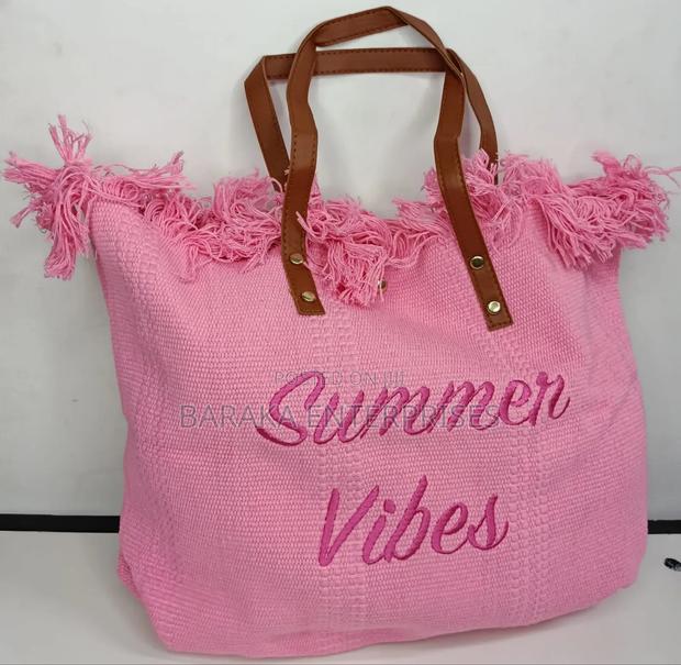 Summer Vibes' Large Capacity Women Beach/ Market Bag