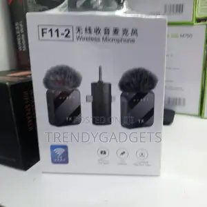 F11-2 Dual Transmitter Lavalier Mic 50m Range