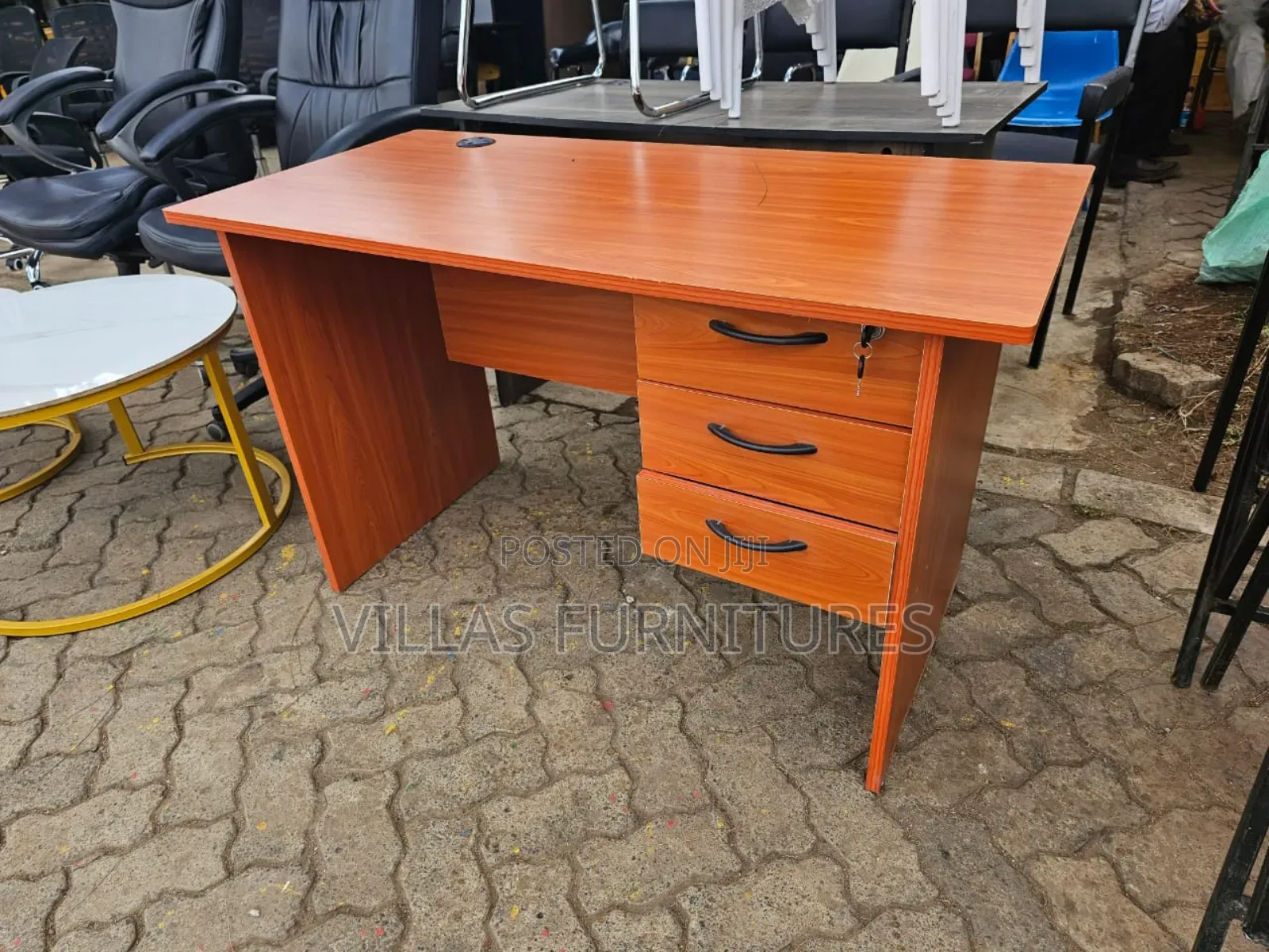1.2m Cherry Computer Desk