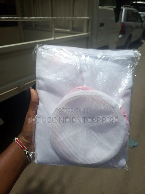 6pcs Laundry Bag Washing Machine Mesh Wash White - main view