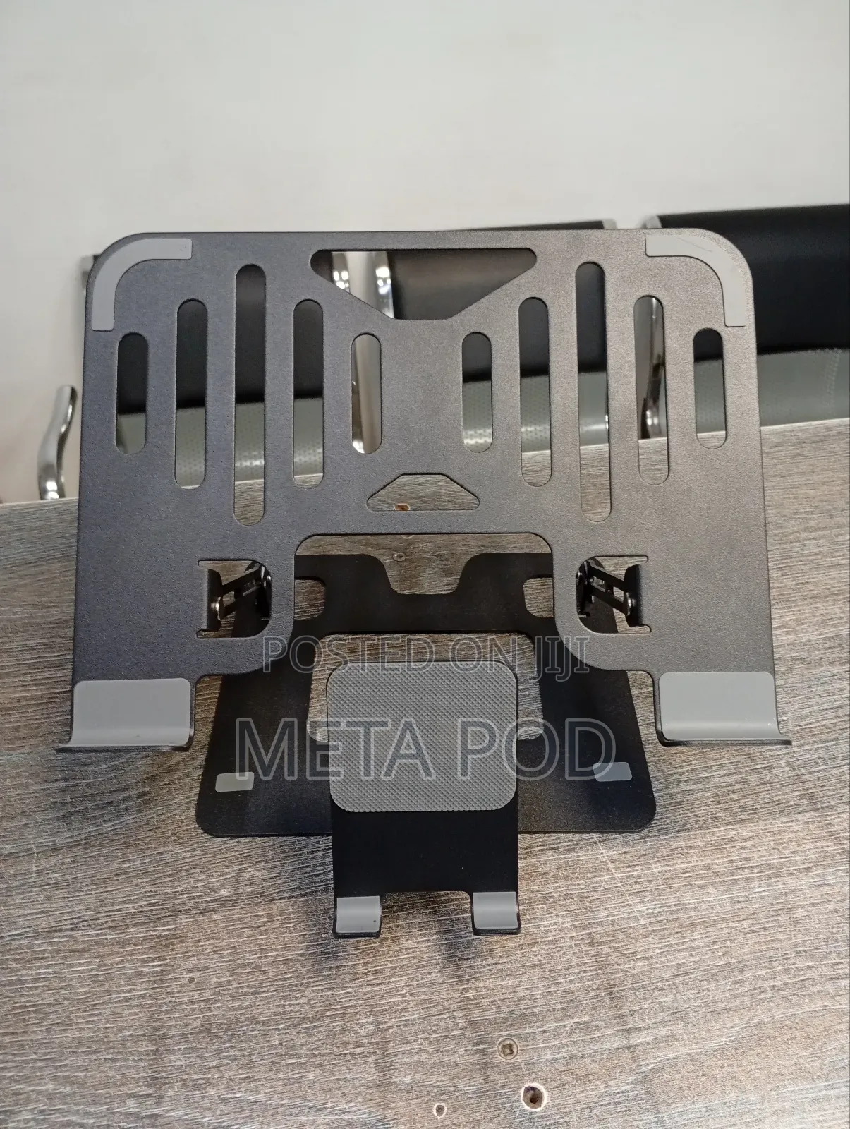 Metal Foldable Laptop Stand With Phone Holder