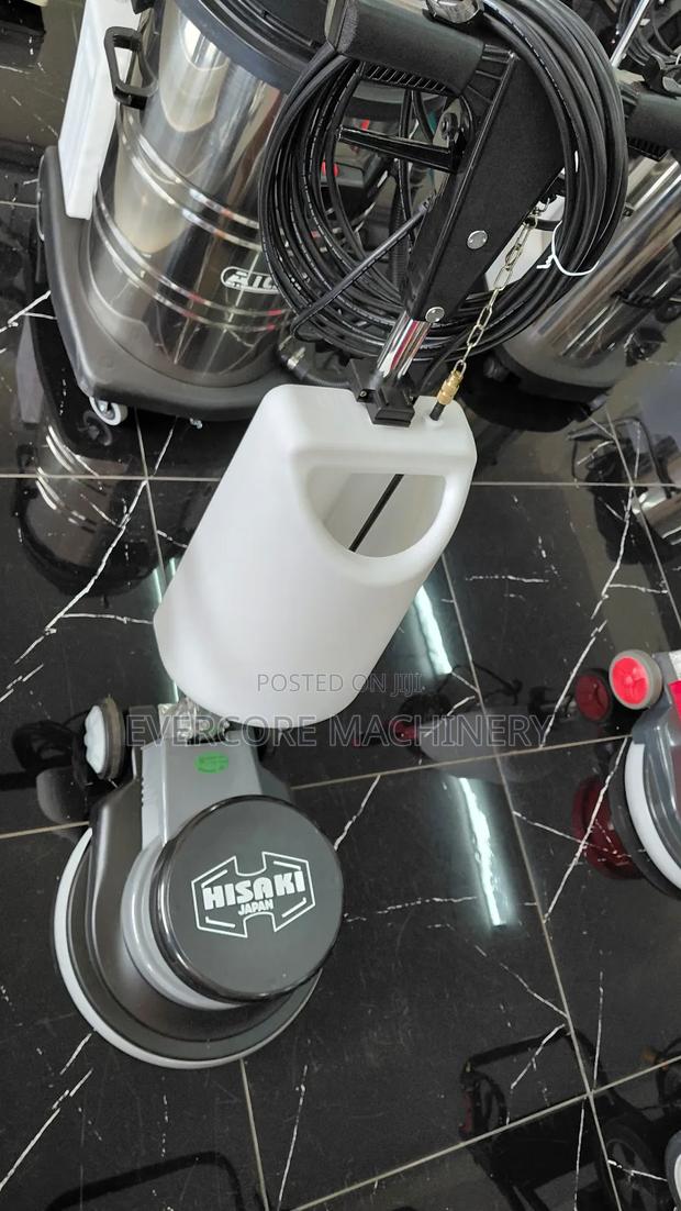 Heavy Duty Hisaki Japan Floor and Carpet Scrubbing Machine. - thumbnail 3