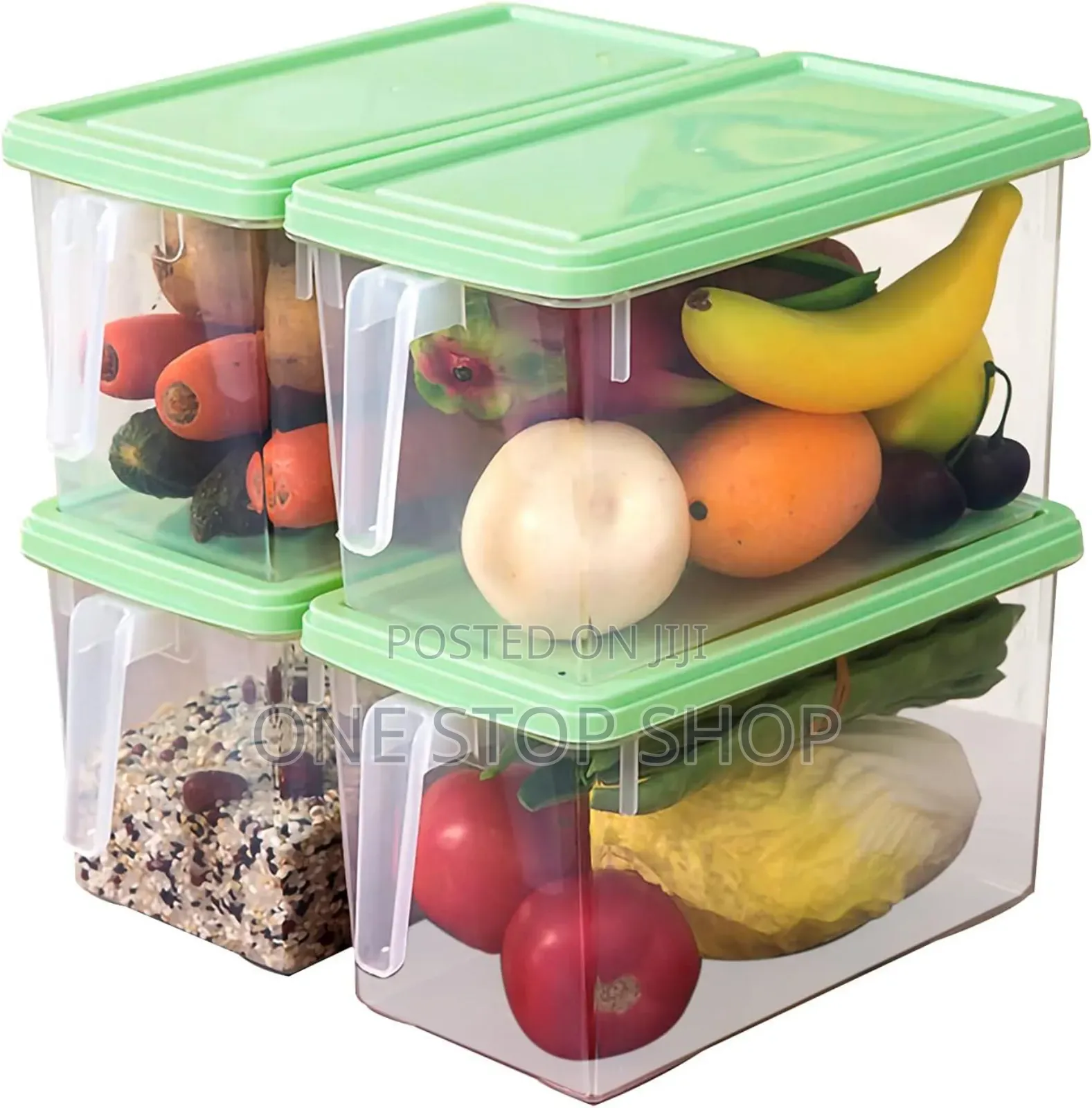 3pcs Multipurpose Plastic Food Storage Set