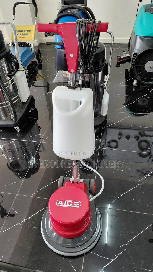 Aico Japan Floor and Carpet Scrubber Machine With Accessories. - main view