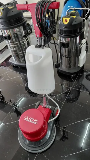 Aico Japan Floor and Carpet Scrubber Machine With Accessories.