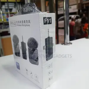 Dual Wireless Lavalier Microphone for Phone Camera