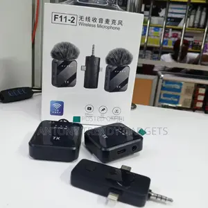 Dual Wireless Lavalier Microphone for Phone Camera