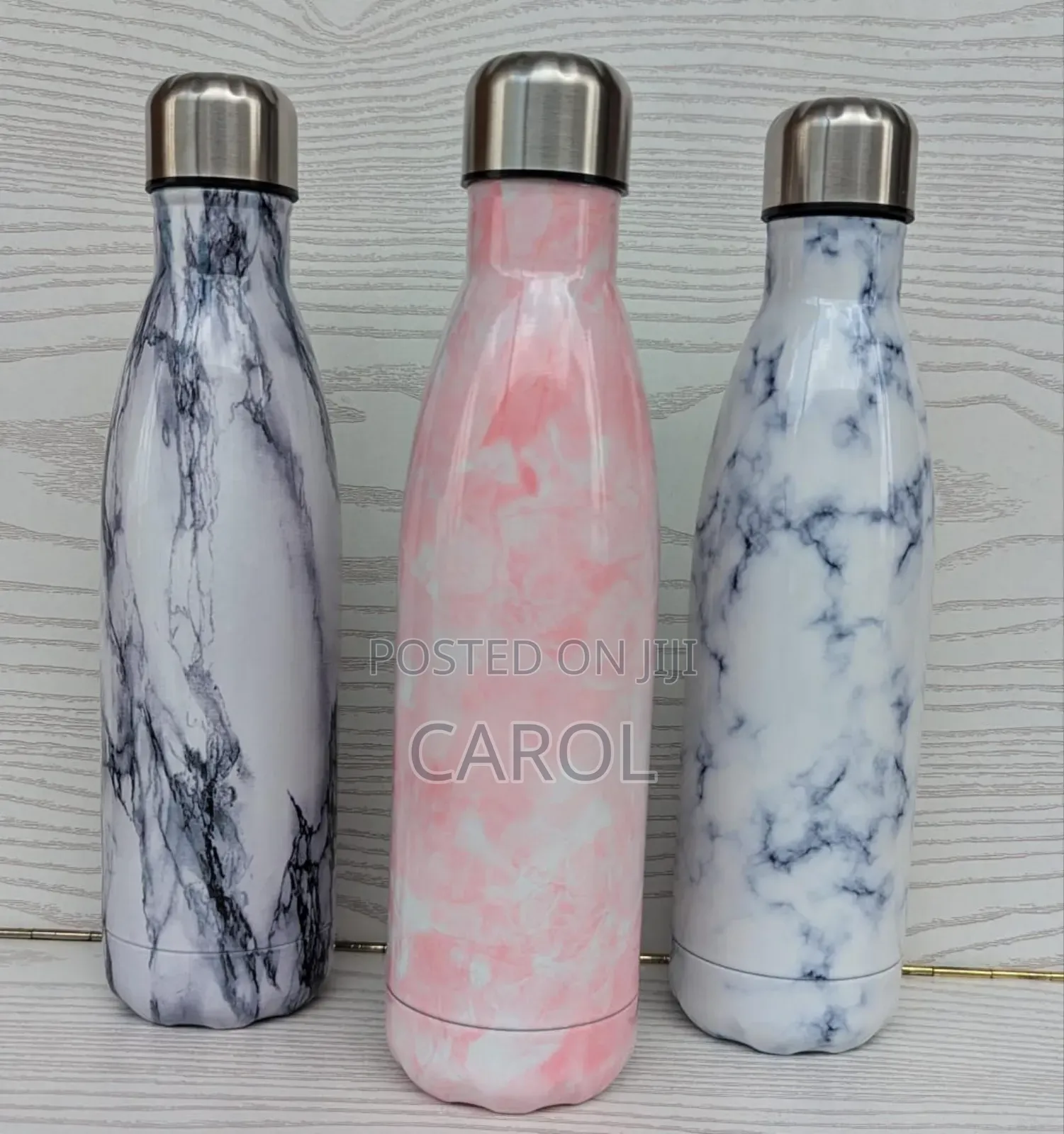 500ml Stainless Steel Thermos With Marble Design Available