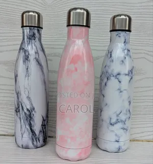 500ml Stainless Steel Thermos With Marble Design Available