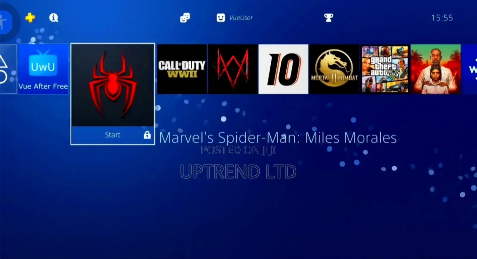 Clean Pre Owned Chipped Ps4 Slim With Fc26 and Other Latest Games