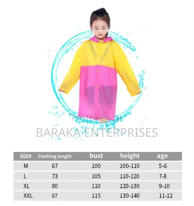 Kids Light Raincoats - thumbnail 4