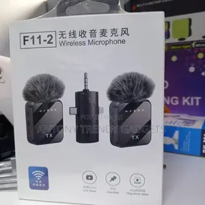 Portable Dual Tx Wireless Microphone For Content Creators