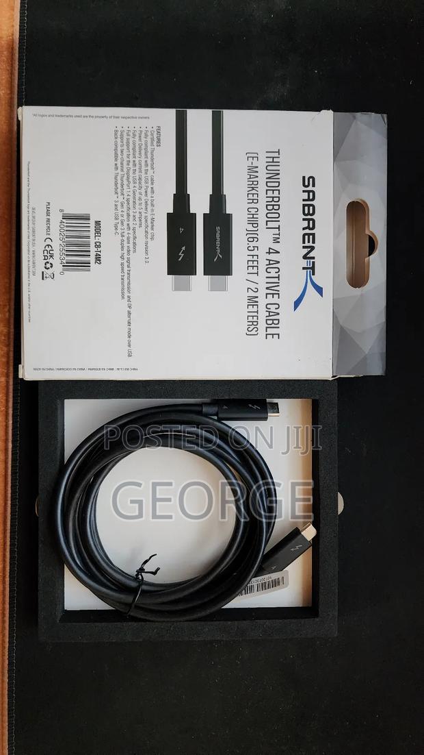 Thunderbolt 4 Cable, 2 Meters. - thumbnail 2