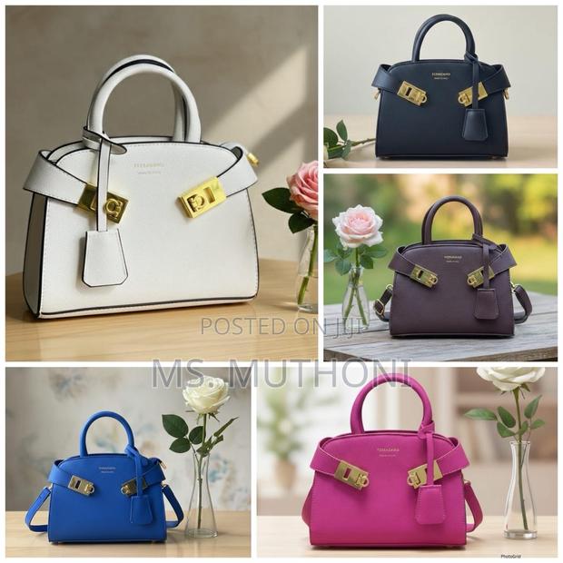 Ferragamo Hug Mini Leather Handbag - main view