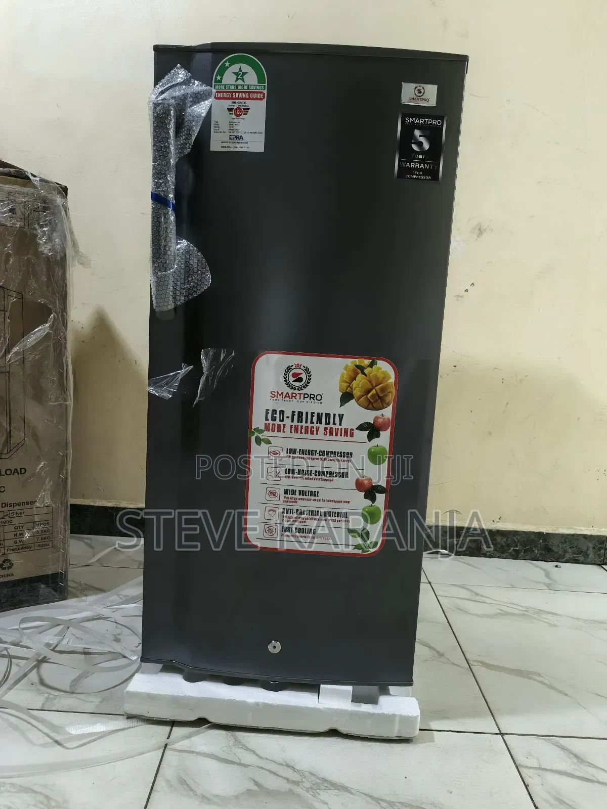 Smartpro 150l Single Door Fridge