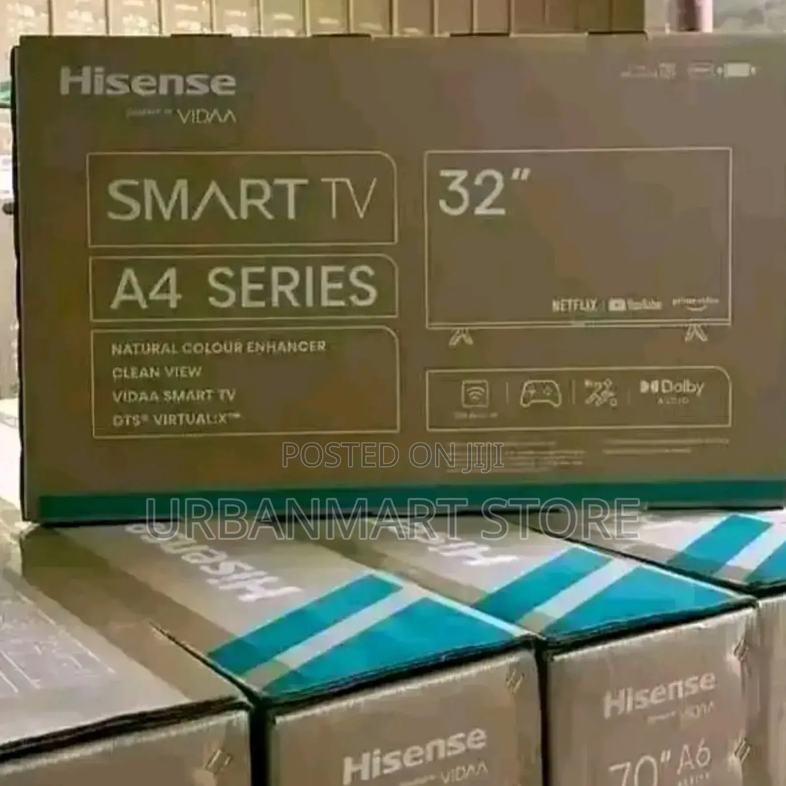 Hisense 32′′ Smart Android Qled Tv – Vibrant Color Smart Apps