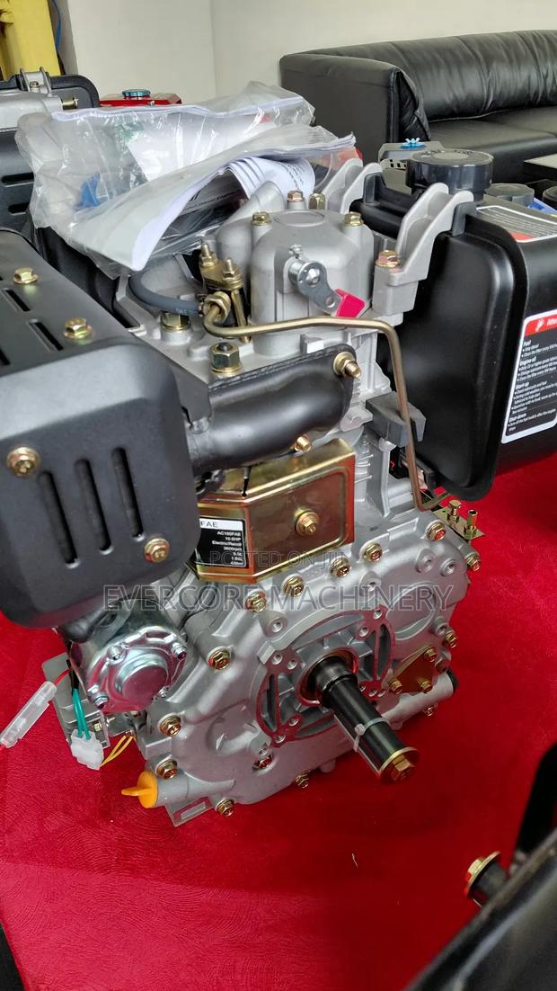 Aico Japan 10hp 186f Diesel Air Cooled Engine. - thumbnail 3