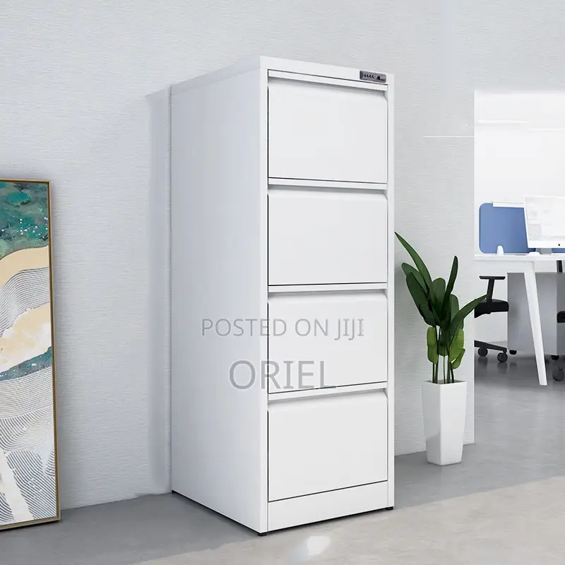 Modern Office Steel Cabinet : 4-Drawer Office Steel Filling Cabinet