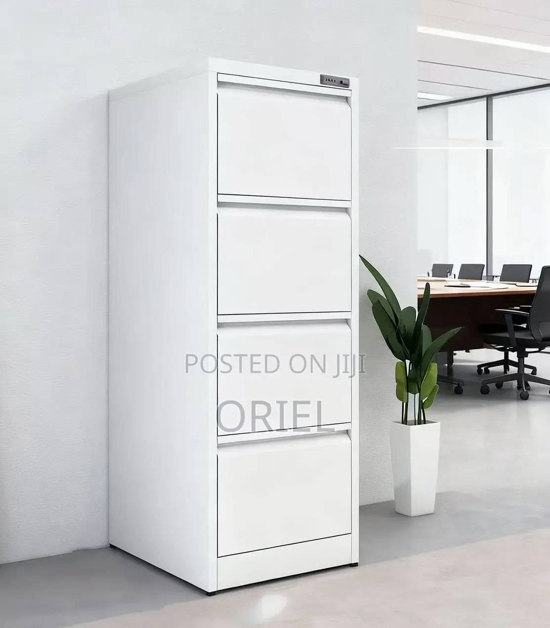 Modern Office Steel Cabinet : 4-Drawer Office Steel Filling Cabinet