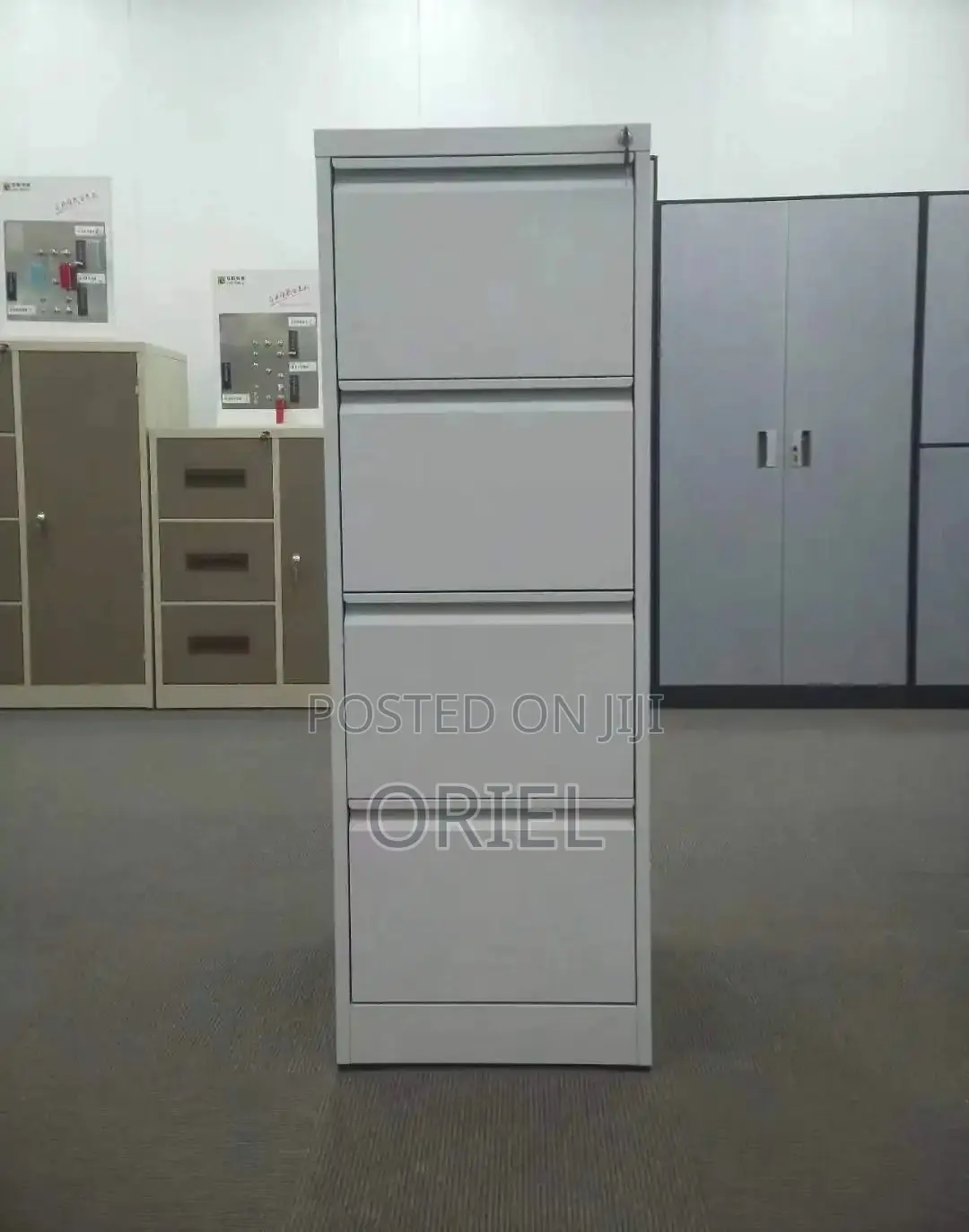 Modern Office Steel Cabinet : 4-Drawer Office Steel Filling Cabinet