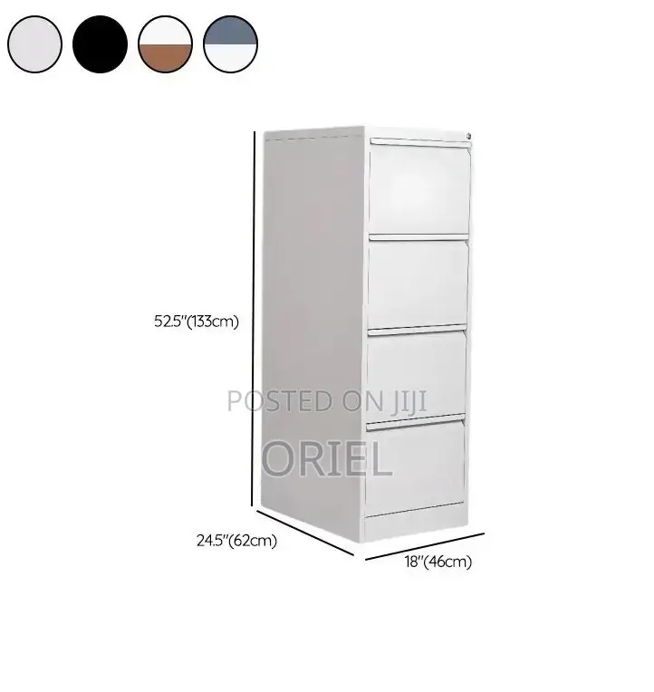 Modern Office Steel Cabinet : 4-Drawer Office Steel Filling Cabinet