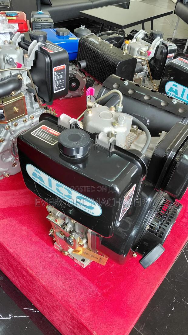 Aico Japan 10hp Keystart Diesel Aircooled Engine. - main view