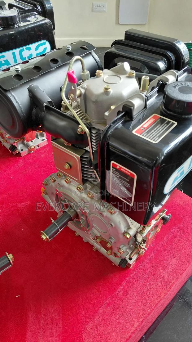 Aico Japan 10hp Keystart Diesel Aircooled Engine. - thumbnail 3