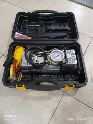 Portable Double-Cylinder Car Air Compressor Kit^ 