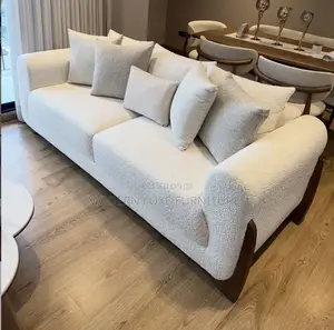 Beautiful White 3 Seater Sofa