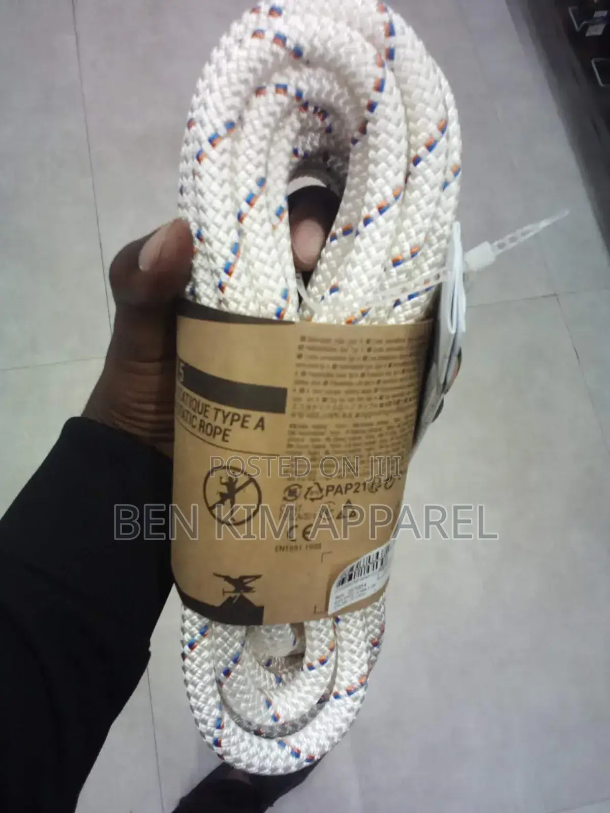 10.5mm Semi Static 5 Meters Camping and Rock Climbing Safety Rope