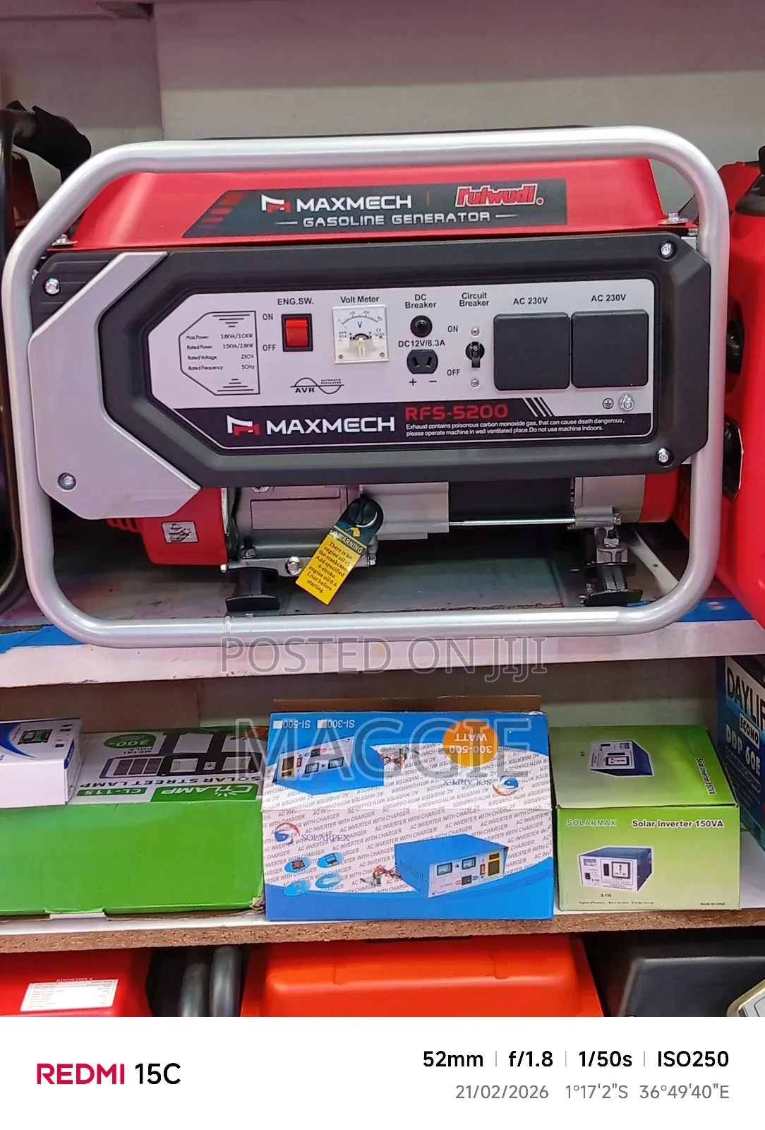 Maxmech Gasoline Generator