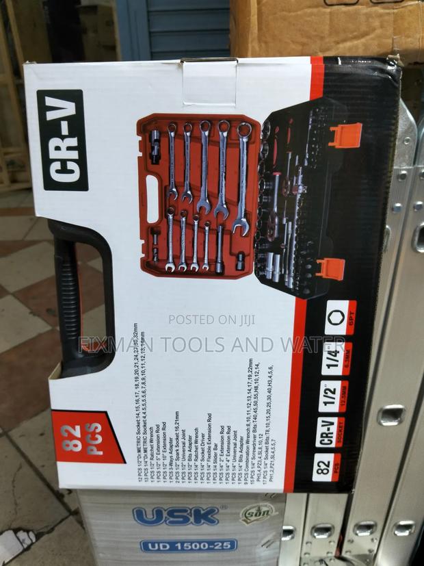 Hardened Chrome Socket Wrench 82 Pcs Set - thumbnail 2