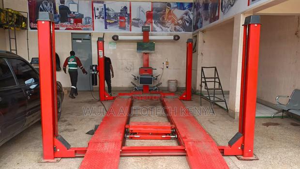 Heavy Commercial Wheel Alignment Machine With Four Post Lift Machine