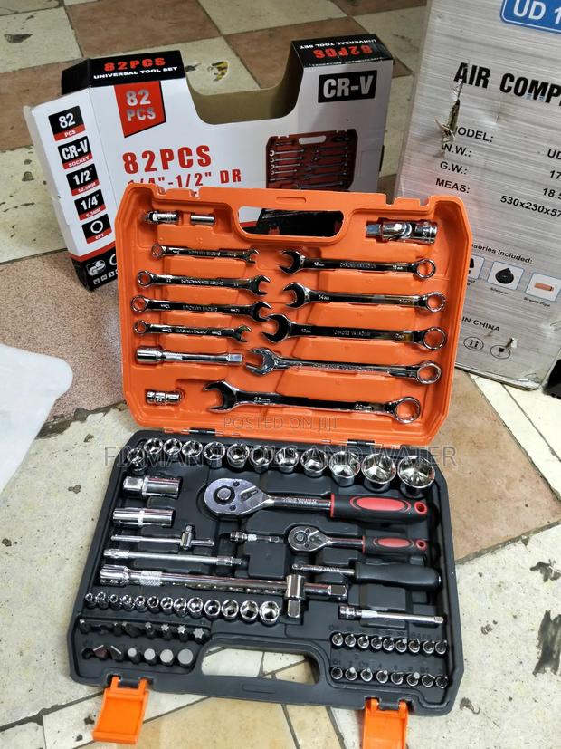 Auto Mechanical Socket Wrench Set 82 Pcs Chrome Vanadium - main view