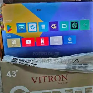 Vitron 43" Qled Smart Tv – Stunning Colour Crisp Hd Display