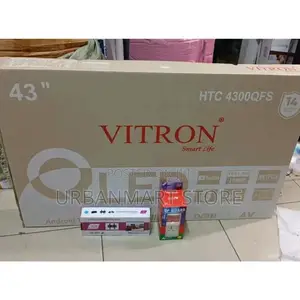 Vitron 43" Qled Smart Tv – Stunning Colour Crisp Hd Display