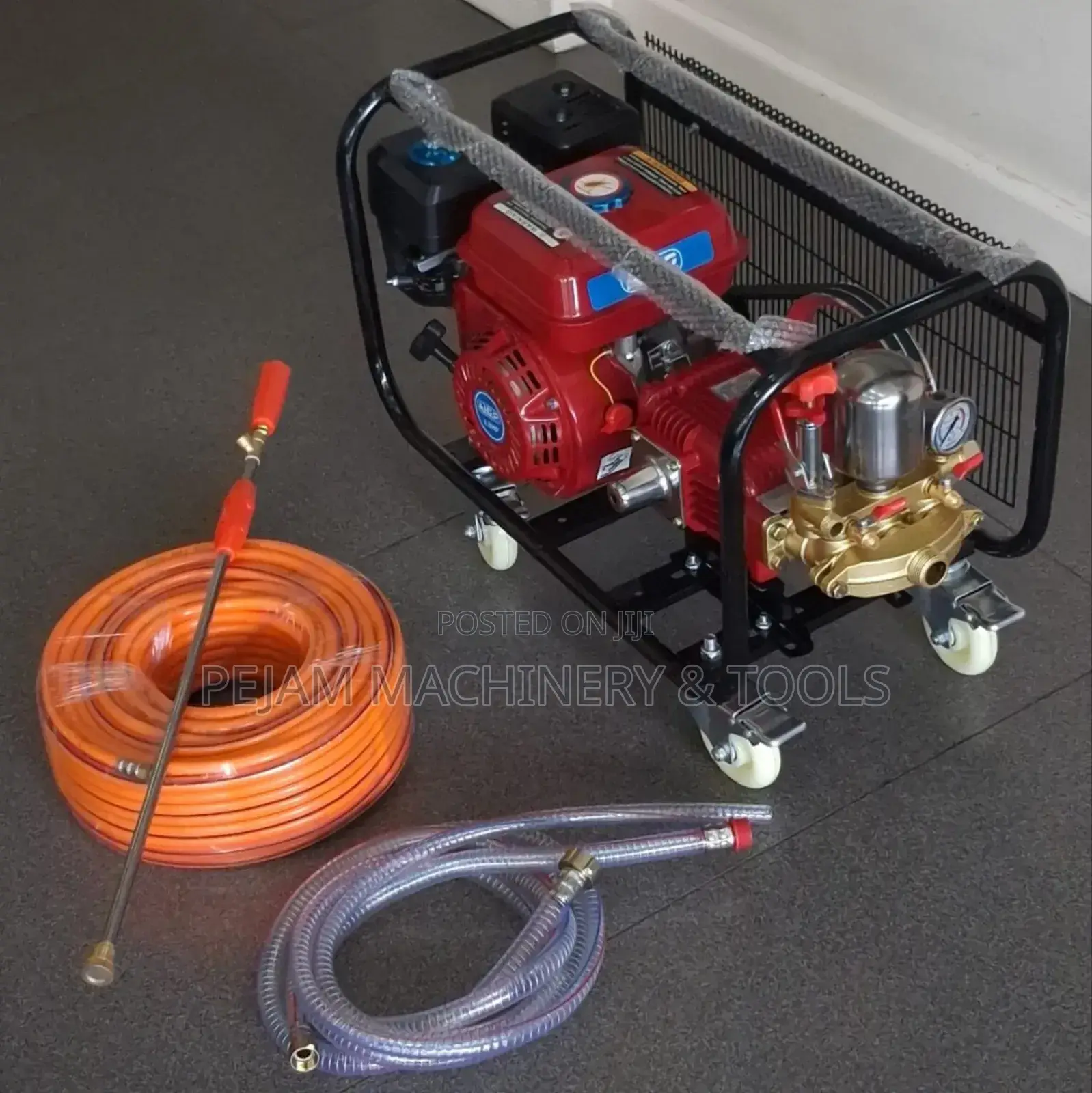 Ac835ps Aico Japan Trolley Sprayer Petrol 8hp Engine With Hose Pipe