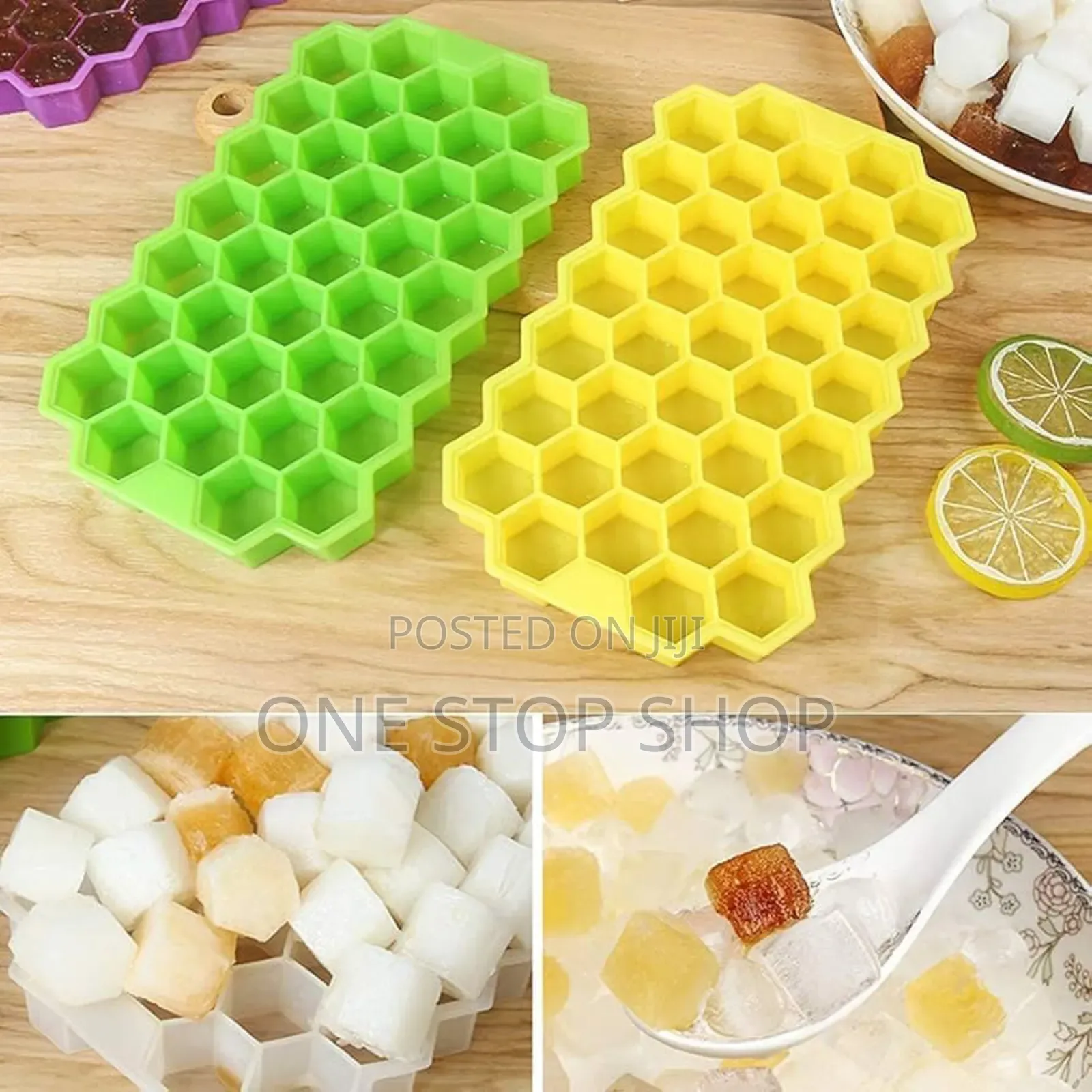 2ps Ice Cube Trays Honey Comb Ice Maker 37grid