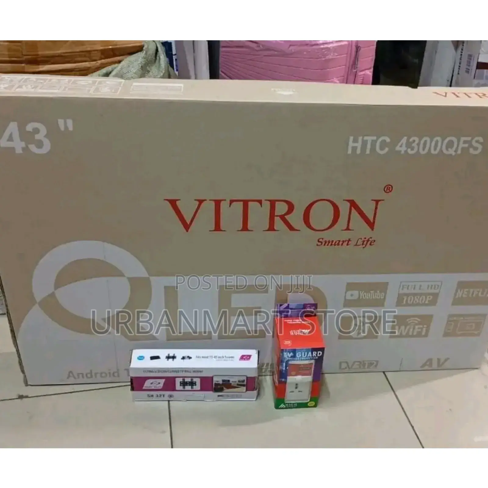 43-Inch Vitron Qled Tv | Vibrant Picture, Smart Features