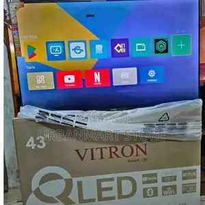 43-Inch Vitron Qled Tv | Vibrant Picture, Smart Features