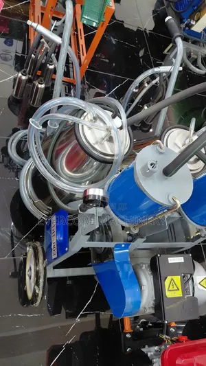 Double Bucket Milking Machine Electric Single Phase
