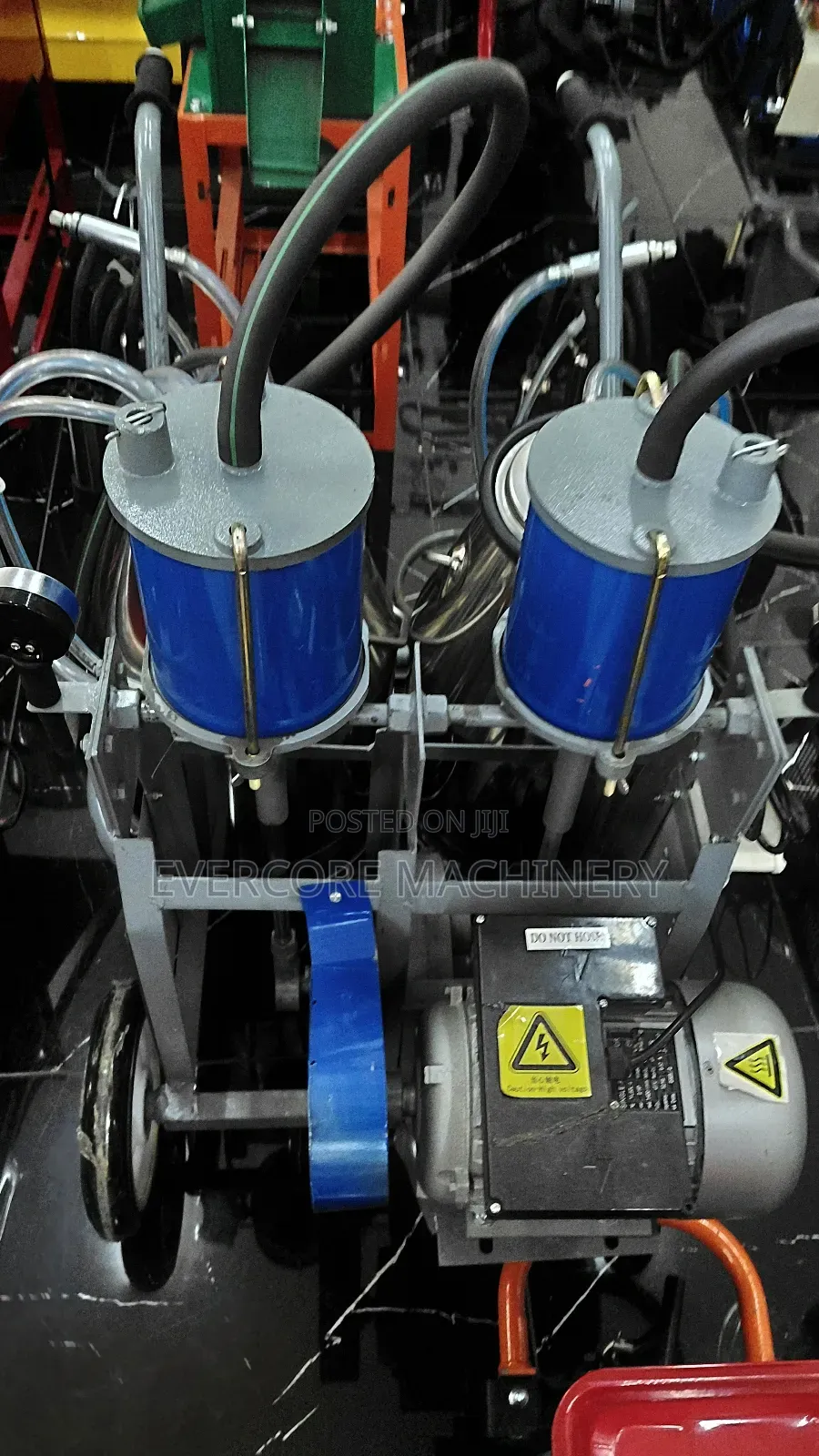 Double Bucket Milking Machine Electric Single Phase